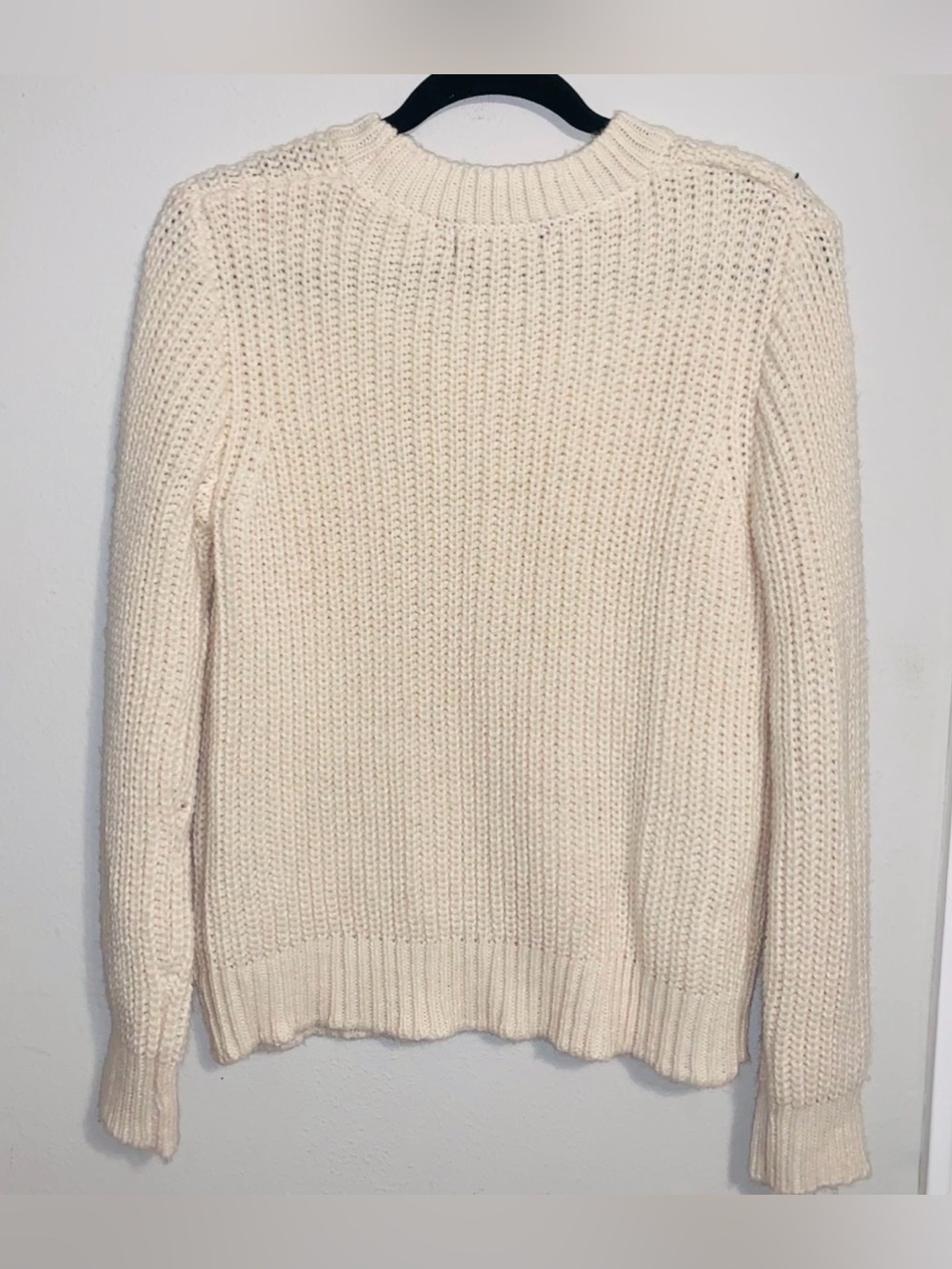 Forever 21 Cream Knit Sweater